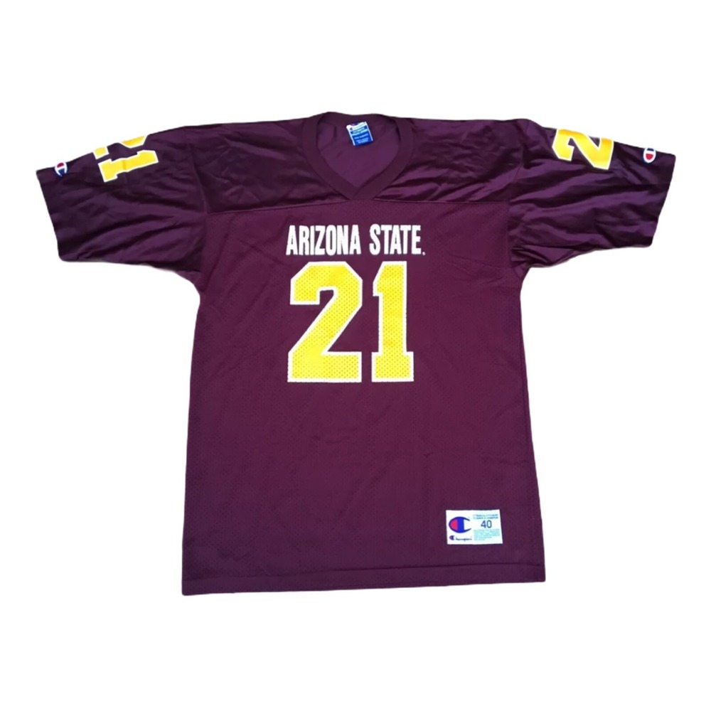 Vintage Arizona State Sun Devils #21 Football Champion Jersey Men's Size 40